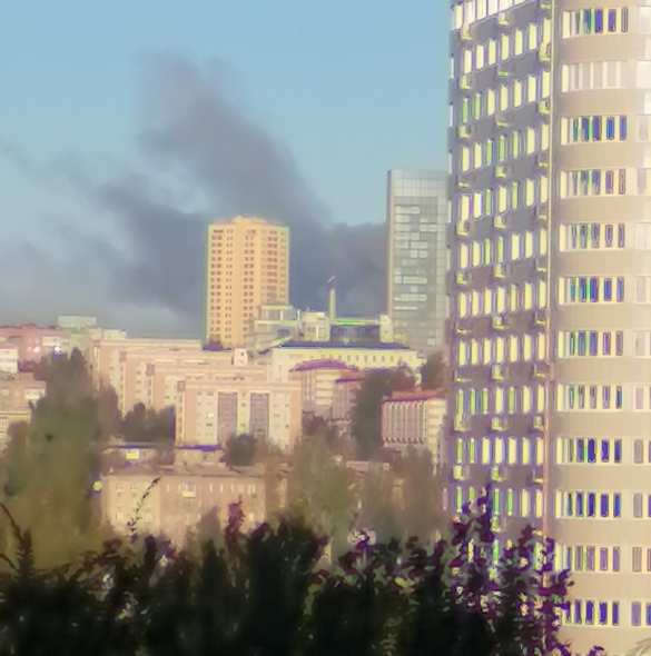 Столб дыма над Донецком, идёт обстрел (ФОТО, ВИДЕО) | Русская весна