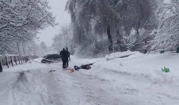 Снегопад в ДНР унёс первую жизнь (ФОТО 18+) | Русская весна