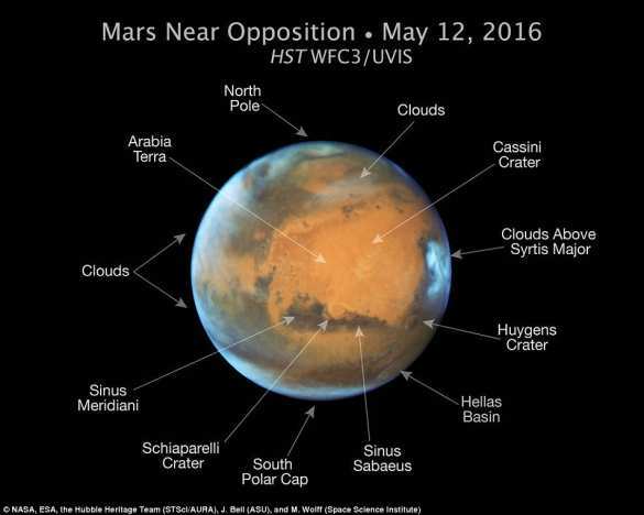 Телескоп «Хаббл» сделал потрясающе подробные снимки Марса (ФОТО) | Русская весна