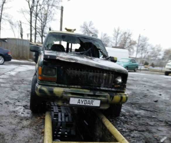 В Харькове сожгли три машины батальона «Айдар» (ФОТО) | Русская весна
