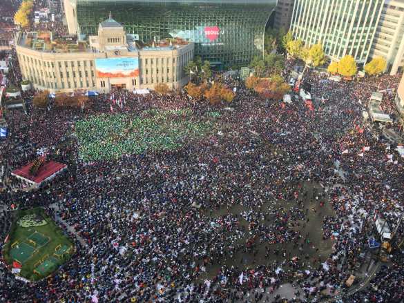 Майдан в Южной Корее: десятки тысяч вышли на улицы Сеула (+ФОТО) | Русская весна