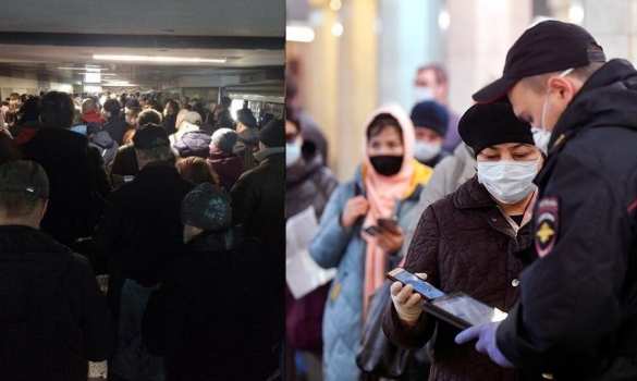 Коллапс в метро Москвы: десятки тысяч людей могли заразить друг друга (ФОТО, ВИДЕО) | Русская весна