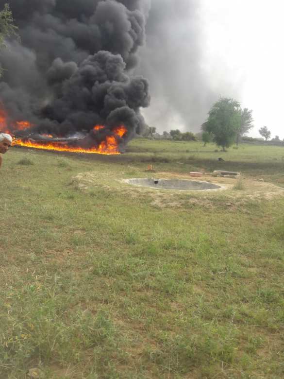 Истребитель МиГ-27 разбился в Индии (ФОТО, ВИДЕО) | Русская весна