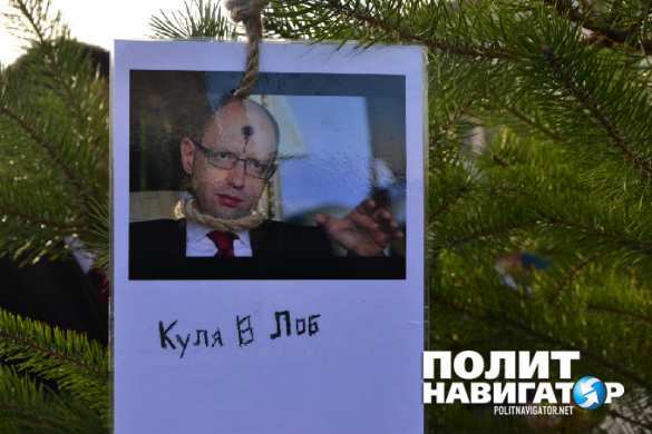 На майдане соорудили виселицу для Порошенко и Яценюка (ВИДЕО, ФОТО) | Русская весна