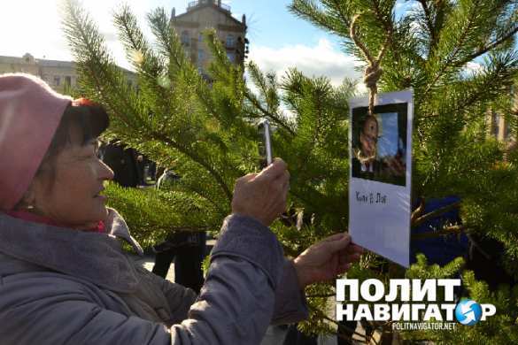 На майдане соорудили виселицу для Порошенко и Яценюка (ВИДЕО, ФОТО) | Русская весна