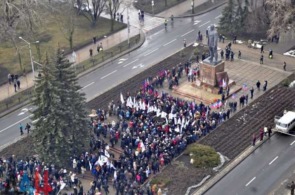 В Донецке отметили 98-ю годовщину создания Донецко-Криворожской республики (ФОТО, ВИДЕО) | Русская весна