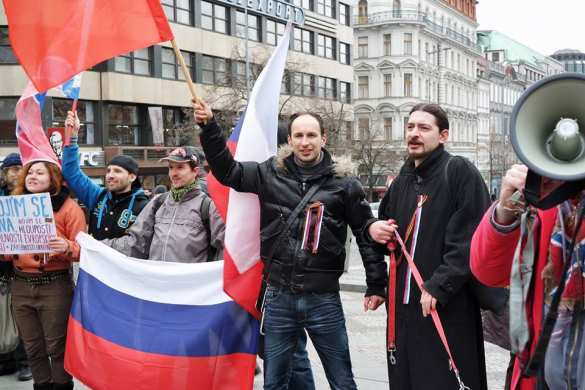 В центре Праги прошел митинг «Свободу Донбассу» (ФОТО, ВИДЕО) | Русская весна