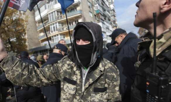 В Киеве неонацисты требуют отставки Авакова и Деканоидзе (ФОТО)  | Русская весна