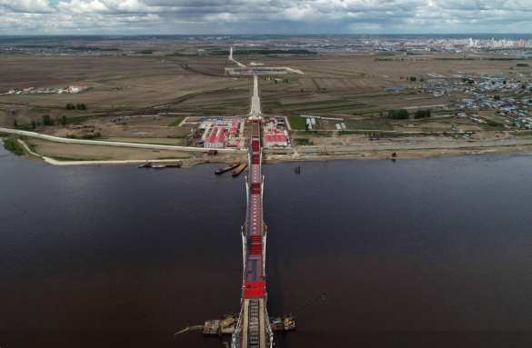 Российская и китайская части моста через Амур состыкованы (+ФОТО, ВИДЕО) | Русская весна