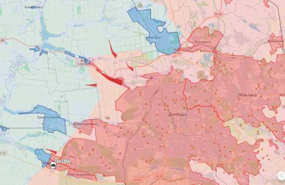 Враг наступал под Донецком у Авдеевки и Марьинки, — Минобороны (КАРТА) | Русская весна