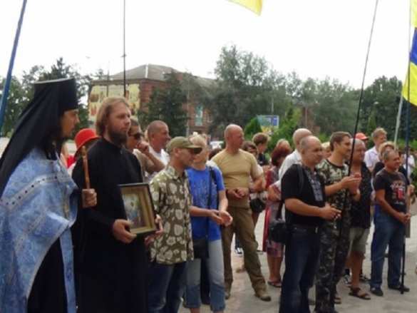 Неонацисты сорвали строительство православного Храма под Днепропетровском (ФОТО) | Русская весна