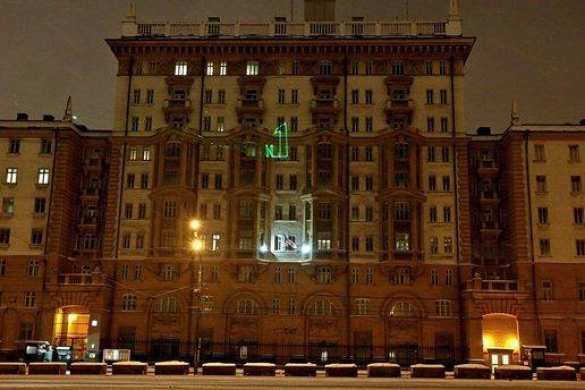 «Обама — киллер № 1» — акция у посольства США в Москве (ФОТО, ВИДЕО) | Русская весна