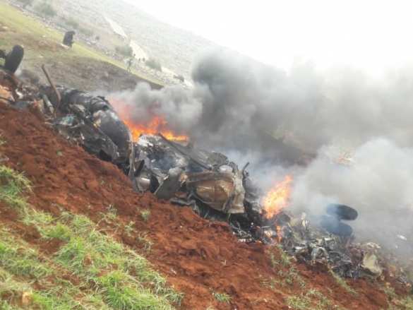 МОЛНИЯ: В Сирии сбит военный вертолёт (ВИДЕО, ФОТО 18+) | Русская весна