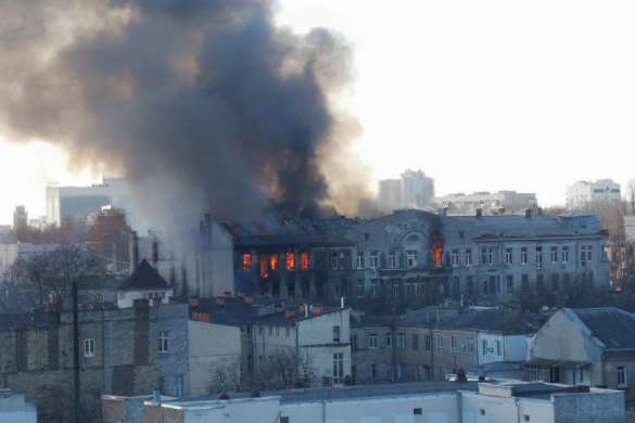 Полная деградация: Почему загорелся одесский колледж (ФОТО, ВИДЕО) | Русская весна