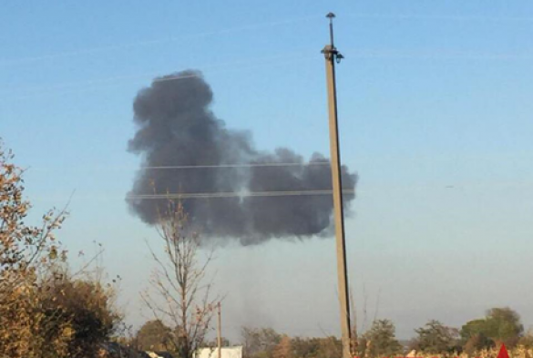 Опубликованы кадры с места крушения украинского истребителя (+ФОТО, ВИДЕО) | Русская весна