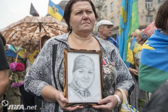 В Киеве родственники убитых карателей устроили пародию на «Бессмертный полк» (ФОТО) | Русская весна