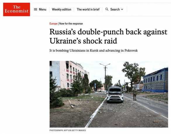 Накануне наступления в Курской области Украина рассматривала сценарий удара в Брянской области и комбинацию двух атак или больше — The Economist | Русская весна