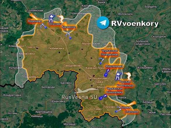 Армия России продолжает отражать вторжение врага в курское приграничье (КАРТА) | Русская весна