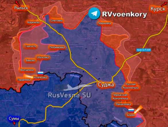 Армия России освободила Борки и Успеновку в Курской области (КАРТА) | Русская весна