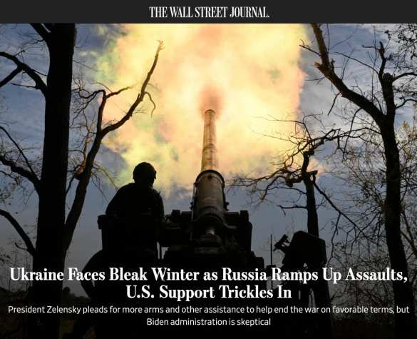 Положение Украины на фронте может ухудшиться предстоящей зимой — WSJ | Русская весна