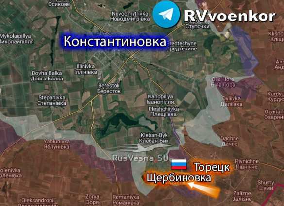 Прорыв в ДНР: Армия России освободила ещё два населённых пункта (КАРТА) | Русская весна