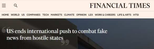 США разрывают соглашения с Европой по борьбе с дезинформацией из России, Китая и Ирана | Русская весна