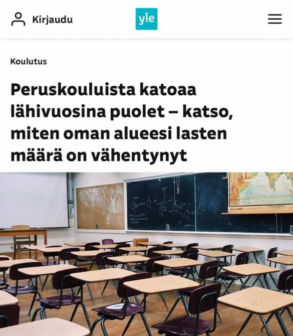В Финляндии ожидают закрытия половины школ в течение 15 лет | Русская весна