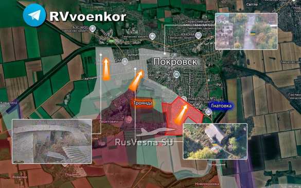 Хаос в Покровске: армия России атакует в разных частях города, у ВСУ большие потери (КАРТА) | Русская весна