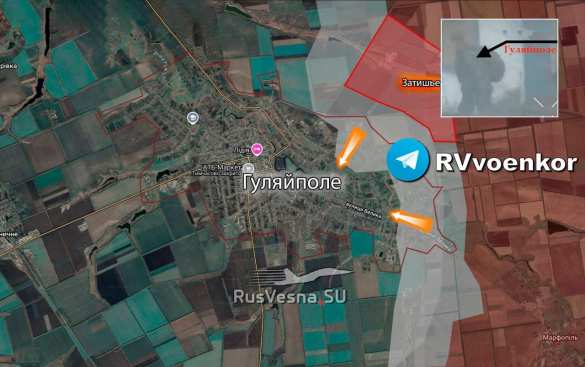 Обвал запорожского фронта продолжается: Армия России штурмует Гуляйполе (КАРТА) | Русская весна