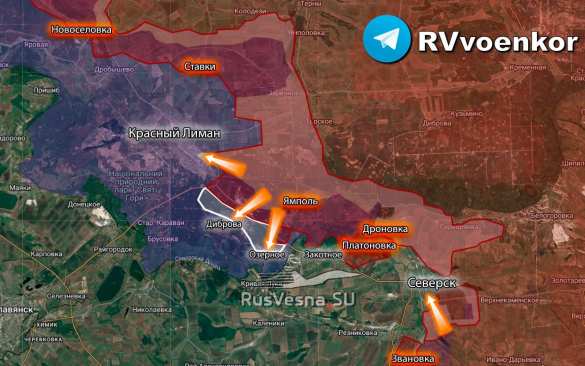 Армия России начинает штурм Озёрного, продвигаясь между Лиманом и Северском (КАРТА) | Русская весна