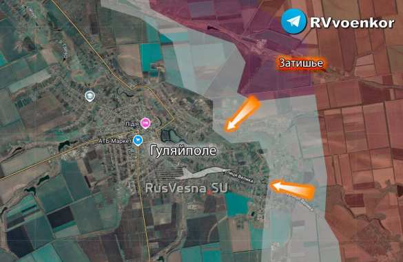 Крах Запорожского фронта: Армия России продолжает штурм Гуляйполя (КАРТА) | Русская весна
