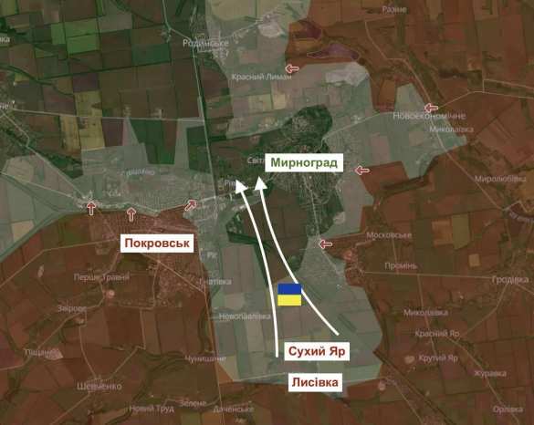 ВСУ бежали из южной части котла под Покровском и Мирноградом, — киевские СМИ (КАРТА) | Русская весна