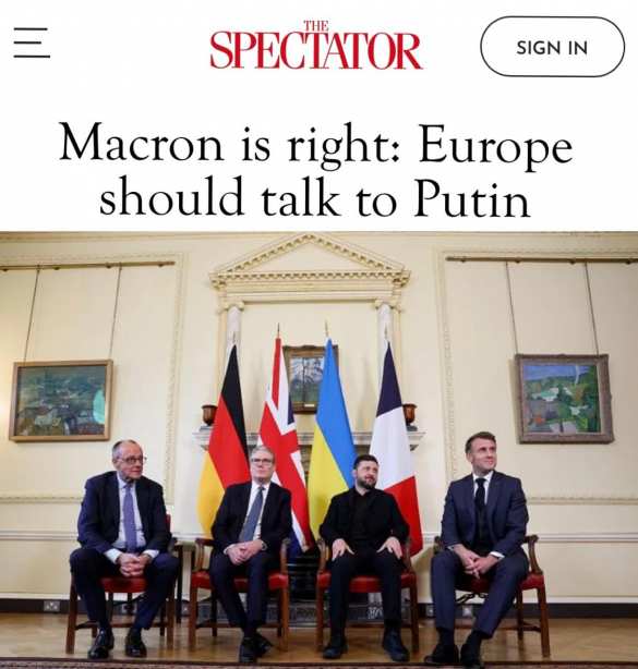 Макрон прав: Европе нужно говорить с Путиным — The Spectator | Русская весна
