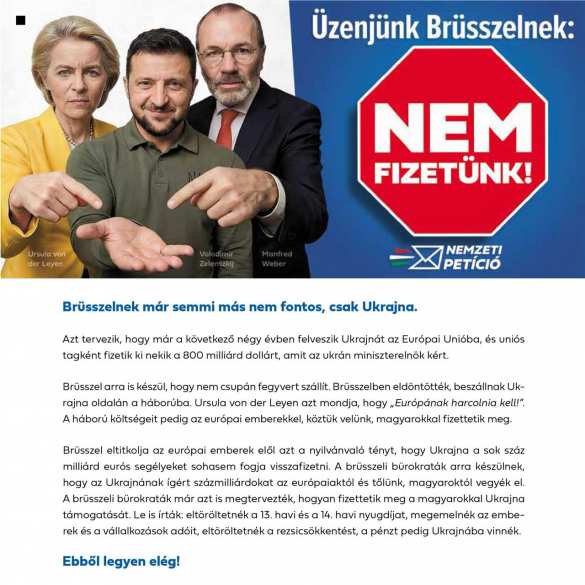 Власти Венгрии запустили общенациональную петицию с призывом прекратить финансирование Украины | Русская весна