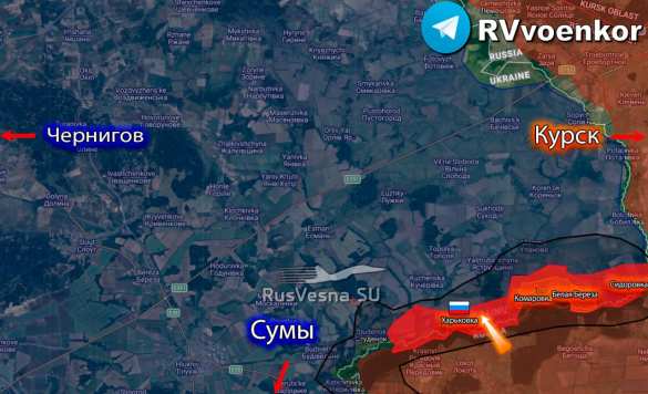 Армия Россия освободила Харьковку Сумской области (КАРТА) | Русская весна