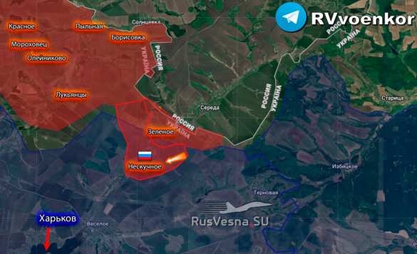 Армия России освободила Нескучное Харьковской области (КАРТА) | Русская весна