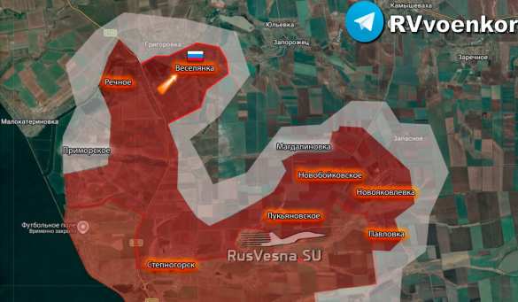 Армия России освободила Веселянку Запорожской области, — Минобороны (КАРТА) | Русская весна