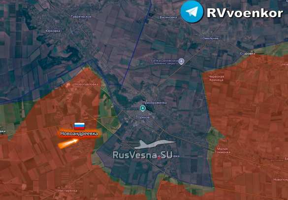 Армия России освободила Новоандреевку Запорожской области (КАРТА) | Русская весна