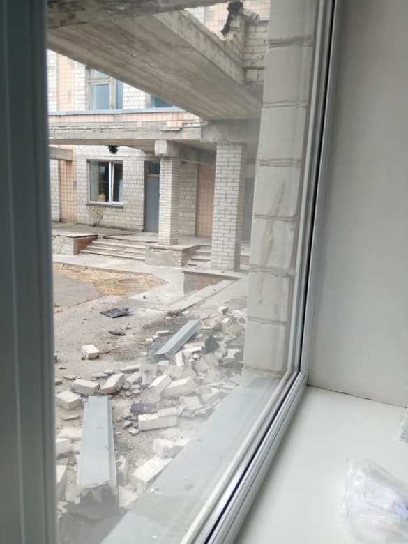 Под Киевом рухнула стена детской больницы (ФОТО) | Русская весна