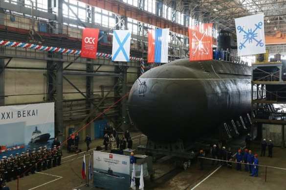 Новая субмарина «Кронштадт» спущена на воду в Санкт-Петербурге (ФОТО, ВИДЕО) | Русская весна