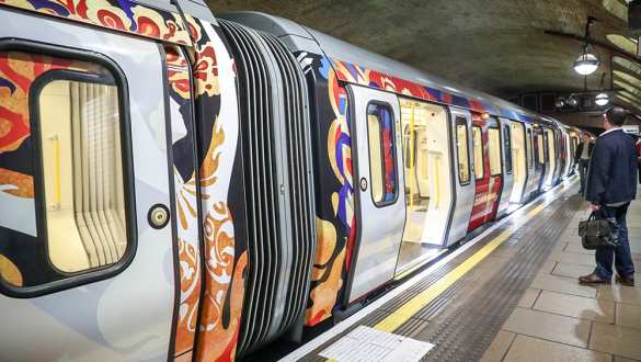 В метро Лондона запустили поезд «Сердце России» (ФОТО, ВИДЕО) | Русская весна