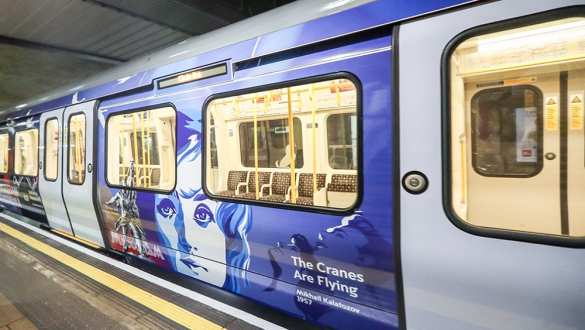 В метро Лондона запустили поезд «Сердце России» (ФОТО, ВИДЕО) | Русская весна