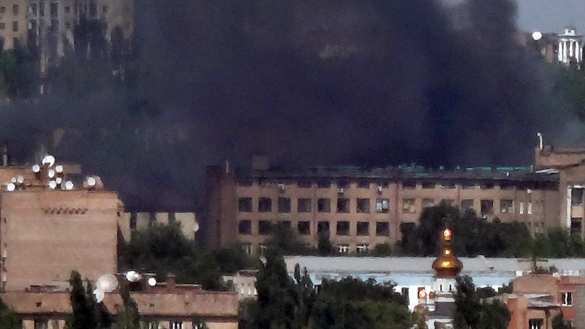 В центре Донецка крупный пожар (ФОТО, ВИДЕО) | Русская весна