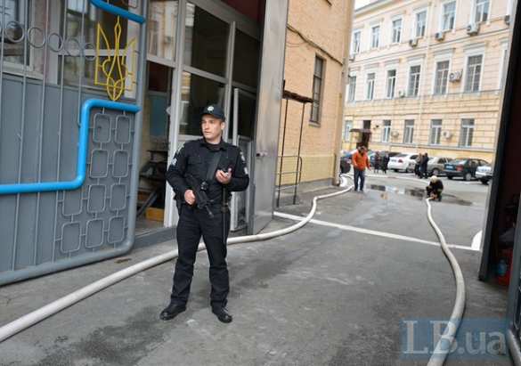 В главном управлении Национальной полиции в Киеве произошел пожар (ФОТО) | Русская весна