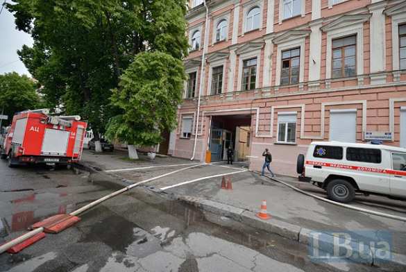 В главном управлении Национальной полиции в Киеве произошел пожар (ФОТО) | Русская весна