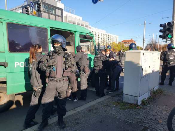 Германия вышла на улицы: люди выступают против новых коронавирусных ограничений (ФОТО, ВИДЕО) | Русская весна