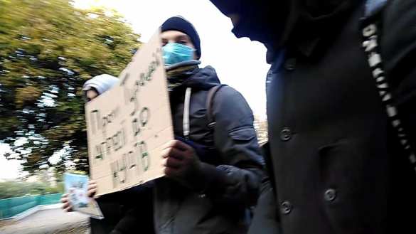 В Одессе задержали протестующих против наступления в Сирии (ФОТО) | Русская весна