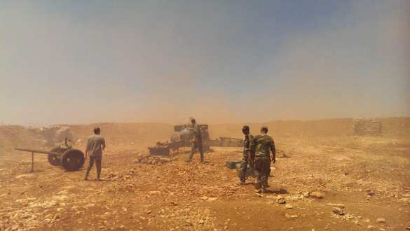 СРОЧНО: Боевики атаковали Алеппо, но были обнаружены дронами ВКС и подавлены огнём артиллерии (ФОТО) | Русская весна