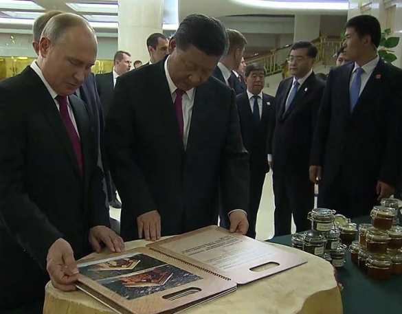 Путин подарил Си Цзиньпину русскую баню (ФОТО, ВИДЕО) | Русская весна