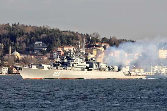 Третий с начала недели боевой корабль ВМФ России идёт к берегам Сирии (ФОТО) | Русская весна